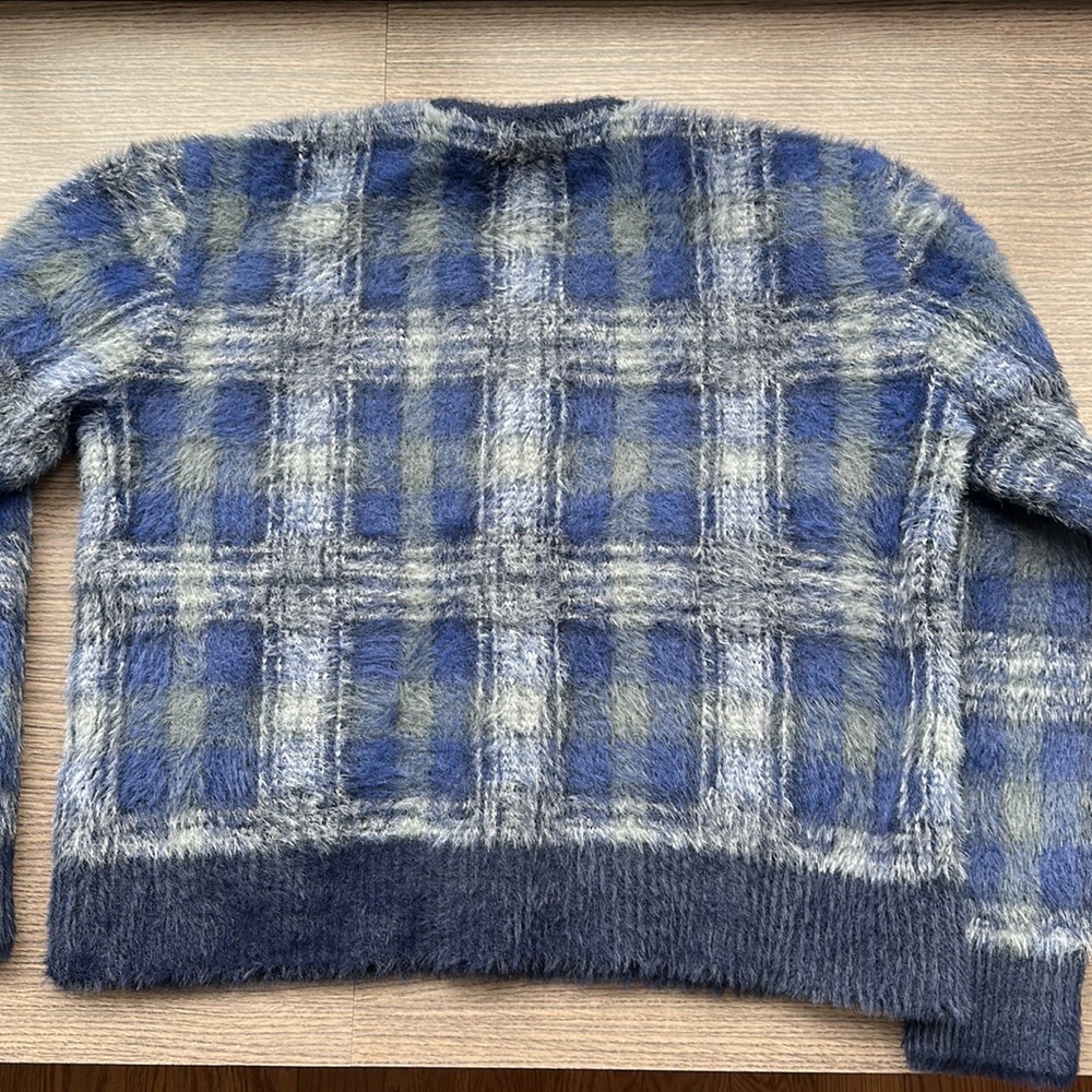 Unif Fuzzy Oversized Boxy Fit Cardigan, Size S - image 4